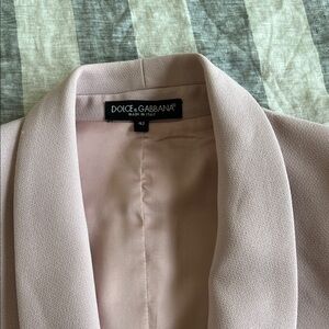 Dolce & Gabbana Light Blush Pink Women's Blazer